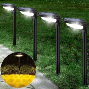 Solar Path Lights Outdoor, 150 Lumen Bright Solar Pathway Lights, Solar Lights